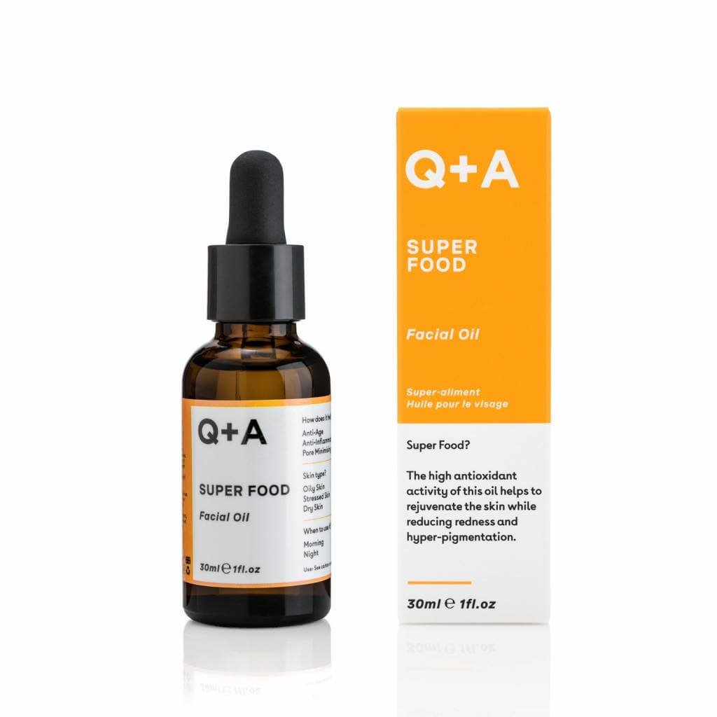 Мультивітамінна олія для обличчя Q+A Super Food Facial Oil