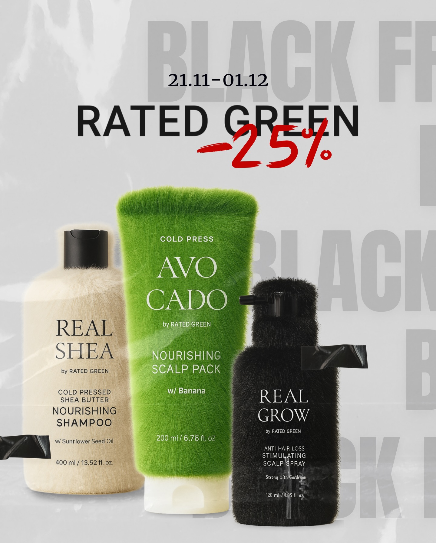 🖤 Rated Green 🖤

Рекордні -25% на улюблений догляд за волоссям 🥑

Забирайте з вигодою на нашому сайті ALL-FACE.COM.UA! 

В наявності в наших бʼюті-просторах:
📍 Київ — вул. Шота Руставелі, 34
📍 Одеса — вул. Рішельєвська, 13