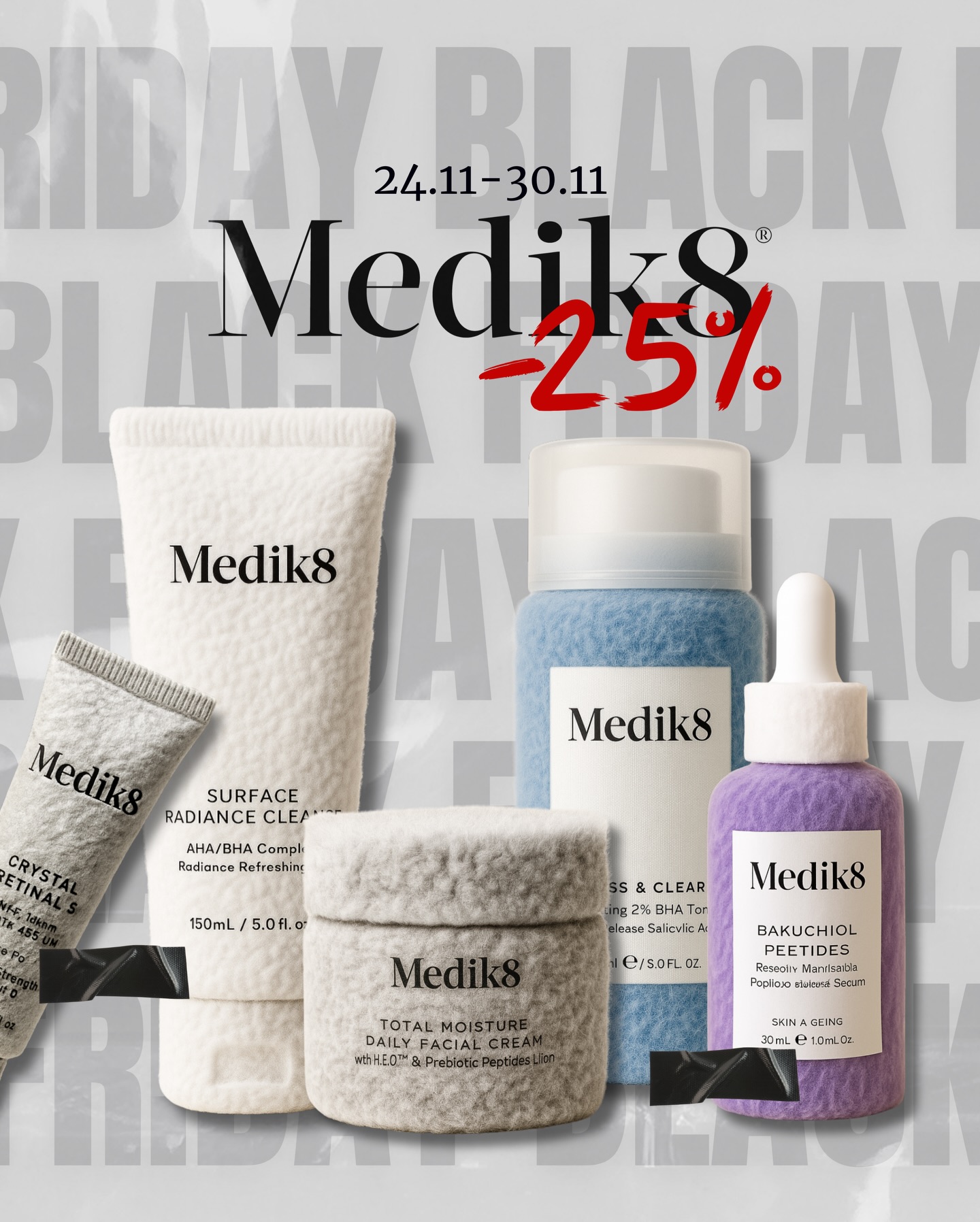🖤 Medik8 🖤

Знижка -25% на найбільш досліджені та доведені інгредієнти в дерматології на Вашій поличці! 🔎

В наявності на ALL-FACE.COM.UA! 

Чекаємо Вас офлайн:
📍 Київ — вул. Шота Руставелі, 34
📍 Одеса — вул. Рішельєвська, 13
