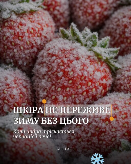 СІМ ГЕРОЇВ ЗИМОВОГО ДОГЛЯДУ ❄️ 

Очищення без шкоди барʼєру, якісне відновлення та зволоження. Засоби насичені керамідами, пептидами та зволожувальними компонентами для захисту шкіри від холоду, сухості й стресу взимку 👇🏻

1️⃣ Ніжний гель для очищення для обличчя Transparent-Lab Rose Calming Cleanser pH 5.5
2️⃣ Ніжна пінка для очищення Dr.Different Zero Cleanser (for Normal & Dry skin)
3️⃣ Зволожувальний молочний тонер Transparent-Lab C4 Hydrating Milk Toner
4️⃣ Тонер для зміцнення захисного бар’єру Needly Crossbarrier Toner
5️⃣ Мультифункціональна есенція UIQ Biome Barrier Treatment Essence
6️⃣ Крем на ламелярній емульсії для всіх типів шкіри Dr.Different 311 Moisturizer
7️⃣ Відновлюючий крем Allies of Skin Multi Nutrient & Dioic Renewing Cream

Шукайте на ALL-FACE або в наших beauty-просторах у Києві та Одесі 🤍🛍