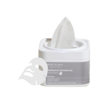 Набір масок з гіалуроновою кислотою та пантенолом Mary & May Hyaluronic Panthenol Hydra Mask
