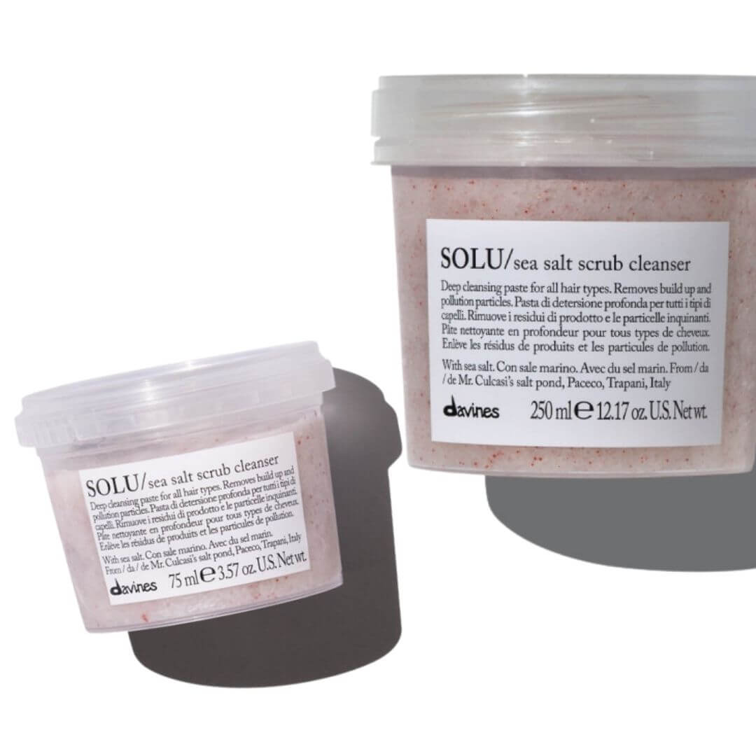 Паста-скраб з морською сіллю Davines SOLU Sea Salt Scrub Cleancer