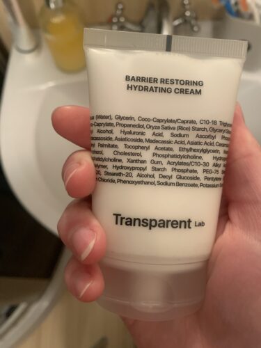 Ультразволожуючий крем Transparent-Lab Barrier Restoring Hydrating Cream photo review