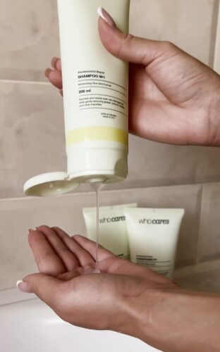 Шампунь для глибокого очищення шкіри голови WhoCares Shampoo 2.0 Fundamental Repair photo review