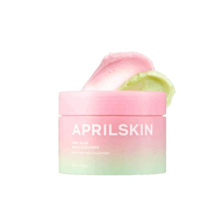 Очищувальний мус для обличчя з алое Aprilskin Pink Aloe Pack Cleanser