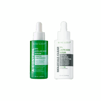 Набір серумів Nine Less з азелаїновою + молочною кислотою A-Control 10% Azelaic Acid Serum + Molecule-Clear 5% Lactic Acid Serum