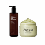 Набір для очищення комбінованої шкіри Hanskin Pore Cleansing Oil BHA + Arencia Fresh Green Rice Mochi Cleanser купити в Києві Україна | All Face
