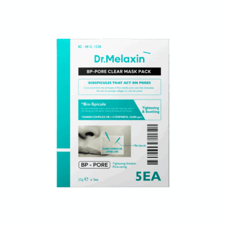 Очищувальна тканинна маска з біоспікулами Dr. Melaxin BP Pore Clear Facial Mask