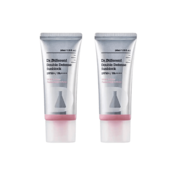 Набір сонцезахисних кремів Dr.Different Double Defense Sunblock Set SPF50+ PA++++