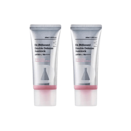 Набір сонцезахисних кремів Dr.Different Double Defense Sunblock Set SPF50+ PA++++