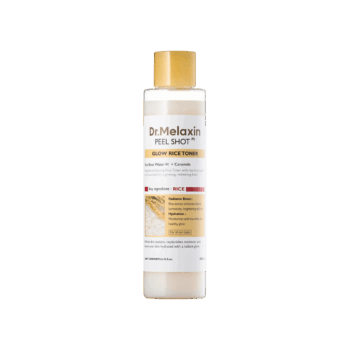 Тонер для сяйва шкіри з екстрактом білого рису Dr.Melaxin Peel Shot Glow White Rice Toner