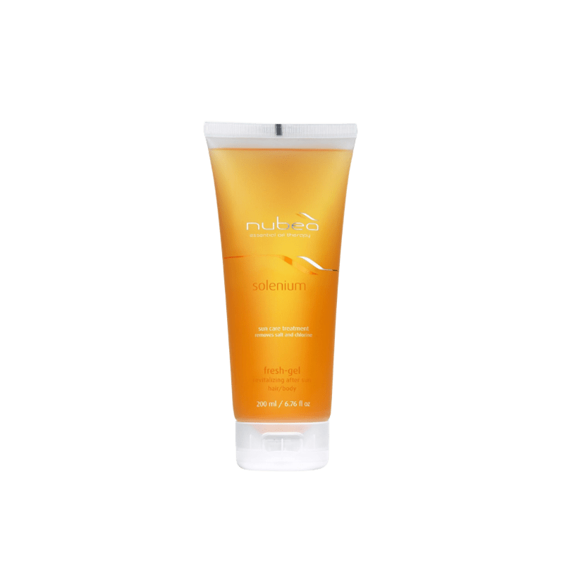 Ревіталізуючий очищаючий фреш-гель для волосся та тіла Nubea Solenium Fresh-Gel Revitalizing After Sun Hair