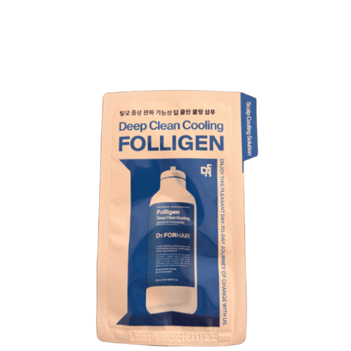 Глибокоочищуючий шампунь з ефектом охолодження Dr.Forhair Folligen Deep Clean Cooling Shampoo, 10ml