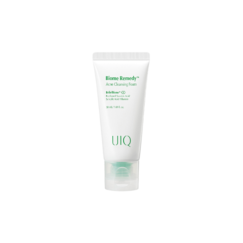 Мініатюра пінки для вмивання проблемної шкіри UIQ Acne Cleansing Foam 50мл