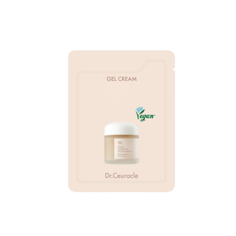 Kрем-гель з екстрактом комбучі Dr. Ceuracle Vegan Kombucha Tea Gel Cream 2ml