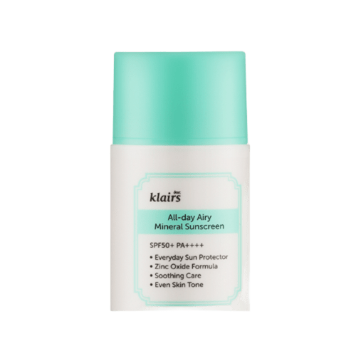 Samples Мінеральний сонцезахисний крем Dear, Klairs All-day Airy Mineral Sunscreen, 1,5ml