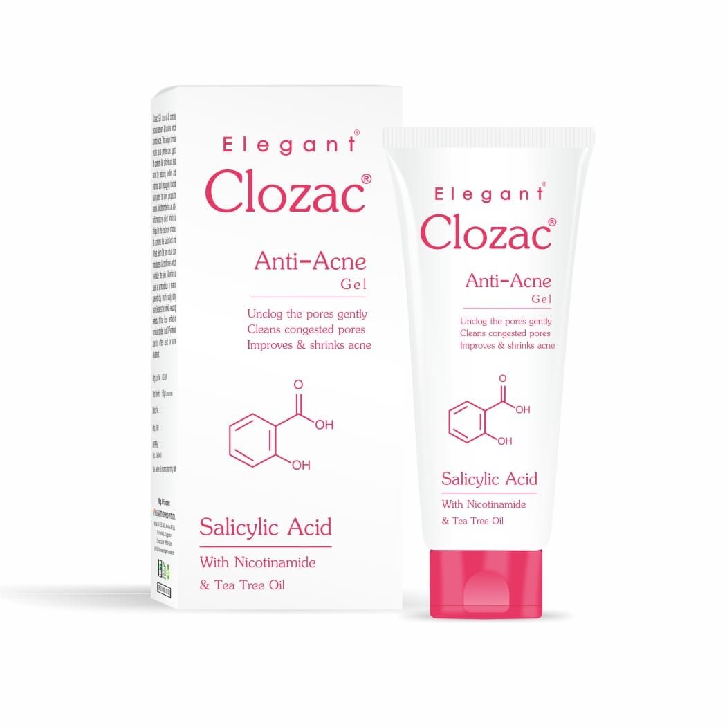 Гель-крем проти акне з саліциловою кислотою Clozac Anti-Acne Gel