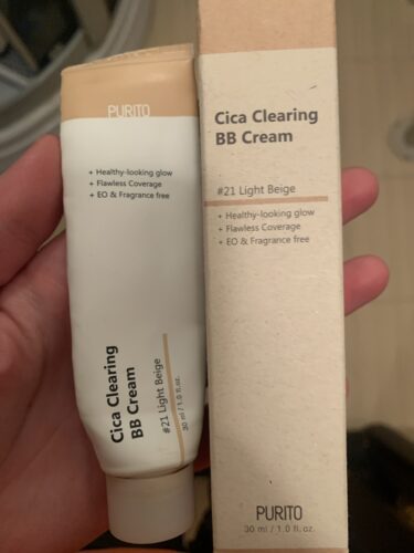 BB-крем з екстрактом центелли Purito Cica Clearing BB cream photo review