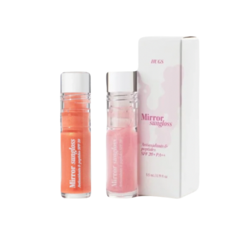 Блиск для губ з SPF Hugs Mirror Sungloss Sparkling Bellini SPF 20+ PA++