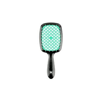 Міні щітка для волосся Janeke Small Superbrush The Original Italian Patent Black And Mint