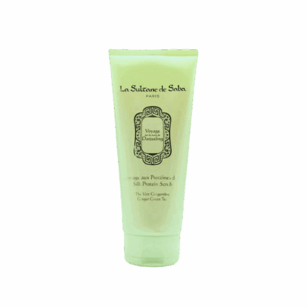 Шовковий протеїновий скраб Зелений чай та імбир La Sultane De Saba Silk Protein Scrub Ginger Green Tea
