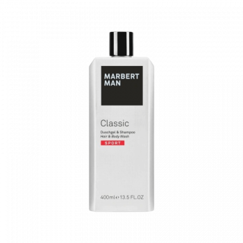 Шампунь та гель для тіла 2 в 1 зі свіжим ароматом Marbert Man Classic Sport Hair & Body Wash