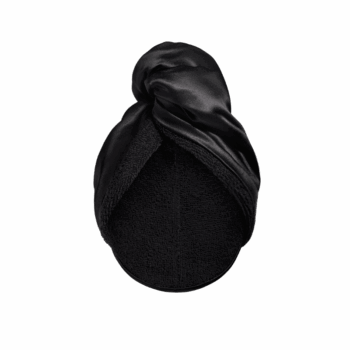 Двосторонній рушник-тюрбан для сушки волосся MON MOU Hair Turban Black