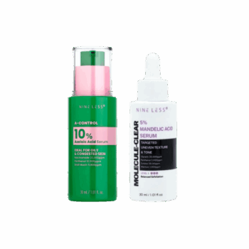 Набір серумів Nine Less з азелаїновою + мигдалевою кислотою A-Control 10% Azelaic Acid Serum + Molecule-Clear 5% Mandelic Acid Serum