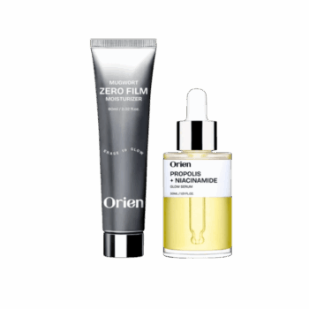 Набір крем і серум Orien Mugwort Zero Film Moisturizer + Orien Propolis Niacinamide Glow Serum