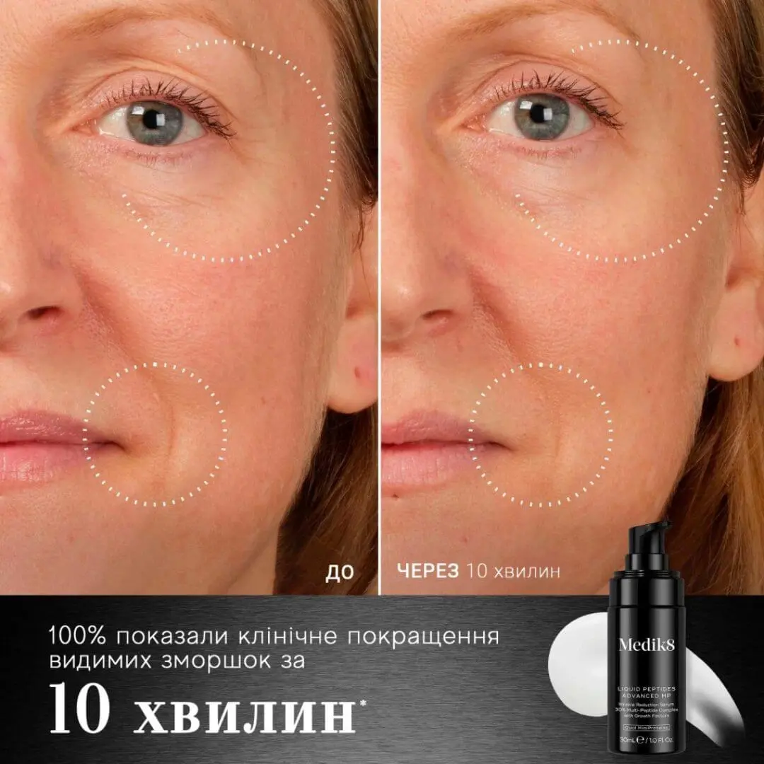 Антивіковий серум Medik8 Liquid Peptides Advanced MP Face Serum
