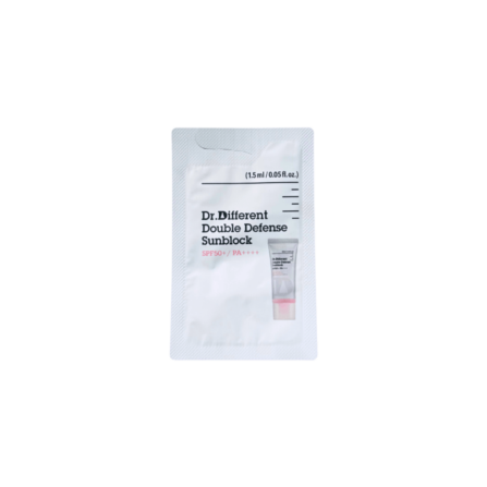 Семпл cонцезахисного крему Dr.Different Double Defense Sunblock SPF50+ PA++++ Sample