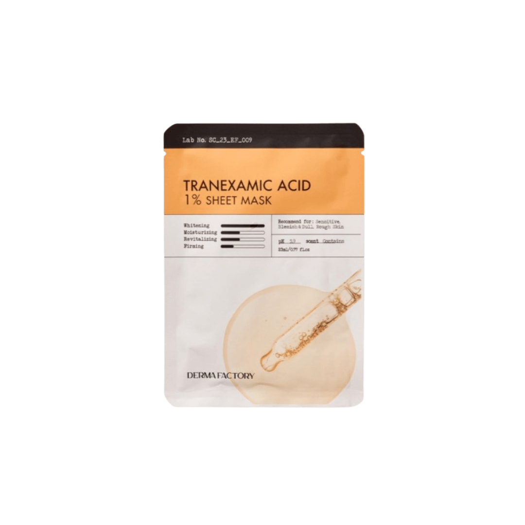 Освітлююча тканинна маска Derma Factory Tranexamic Acid 1 Sheet Mask