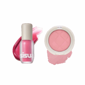 Полунично-рожевий набір для губ та щік UNLEASHIA Sisua Lip Plumper & Blusher