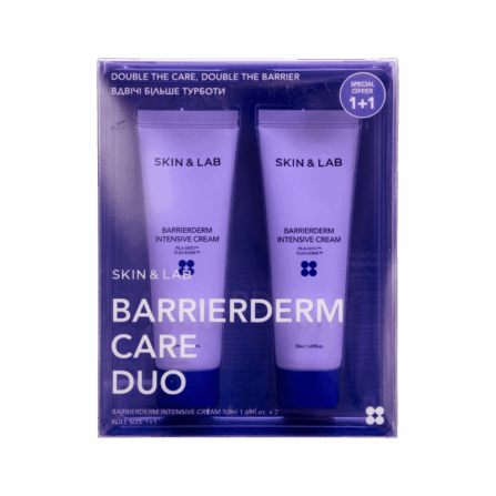 Набір інтенсивних бар’єрних кремів SKIN & LAB Barrierderm Intensive Cream Duo Set