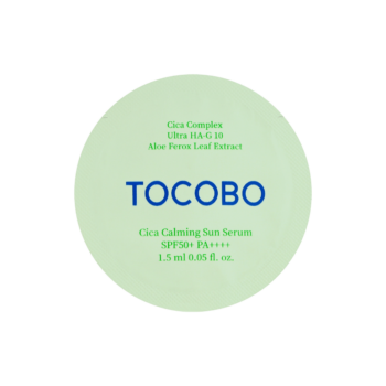 Семпл сонцезахисного серуму для чутливої шкіри Tocobo Cica Calming Sun Serum Sample SPF50+ PA++++