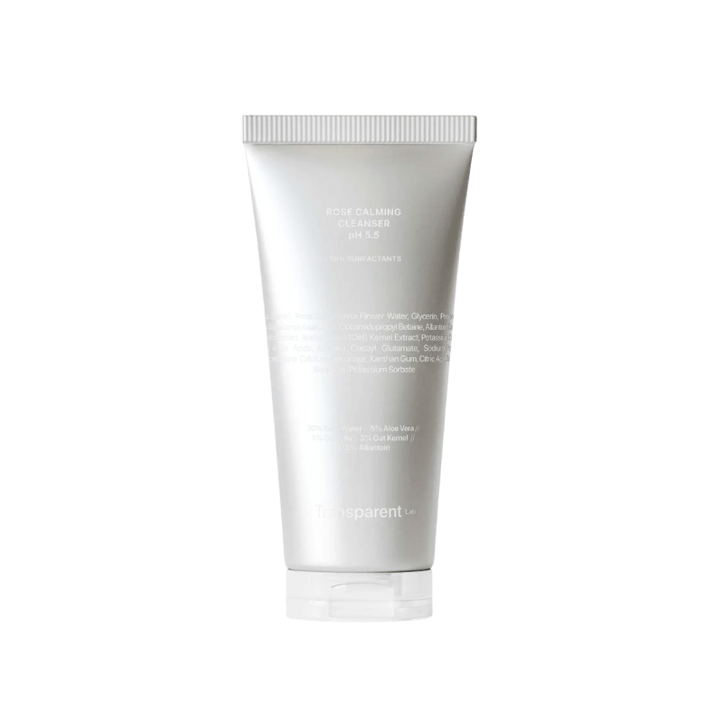 Все що вам потрібно знати про правильне очищення шкіри 1 Ніжний гель для очищення для обличчя Transparent-Lab Rose Calming Cleanser pH 5.5
