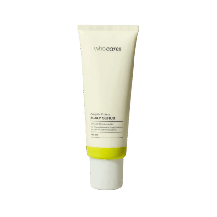 Кислотний скраб-пілінг для шкіри голови WhoCares Pumpkin Protein Scalp Scrub